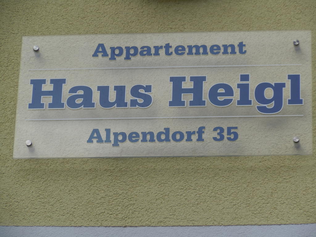 Haus Heigl Leilighet Sankt Johann im Pongau Eksteriør bilde